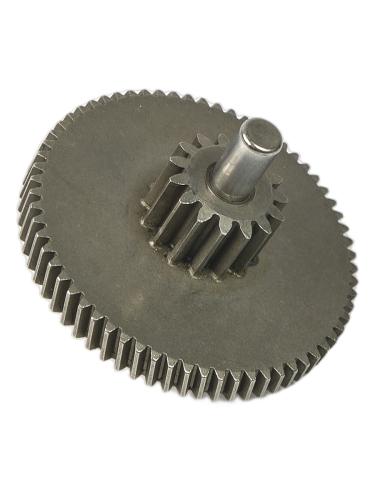 (Z=85/15, d52/18,5мм, с осью, мет.) двойная для АБР-1