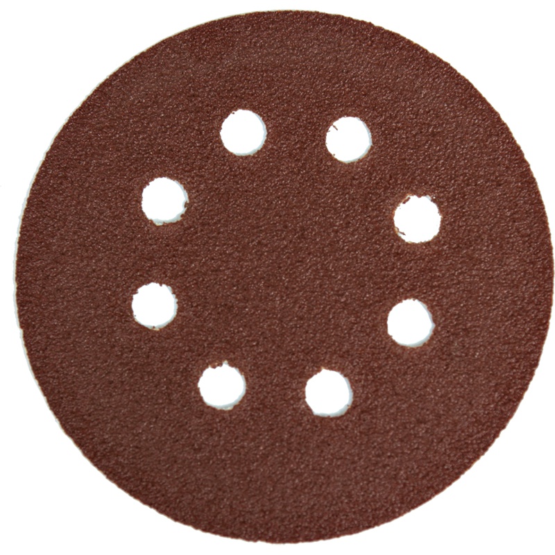 Шлифовальный круг на липучке  Калибр 125 мм (арт.131606), P80  1