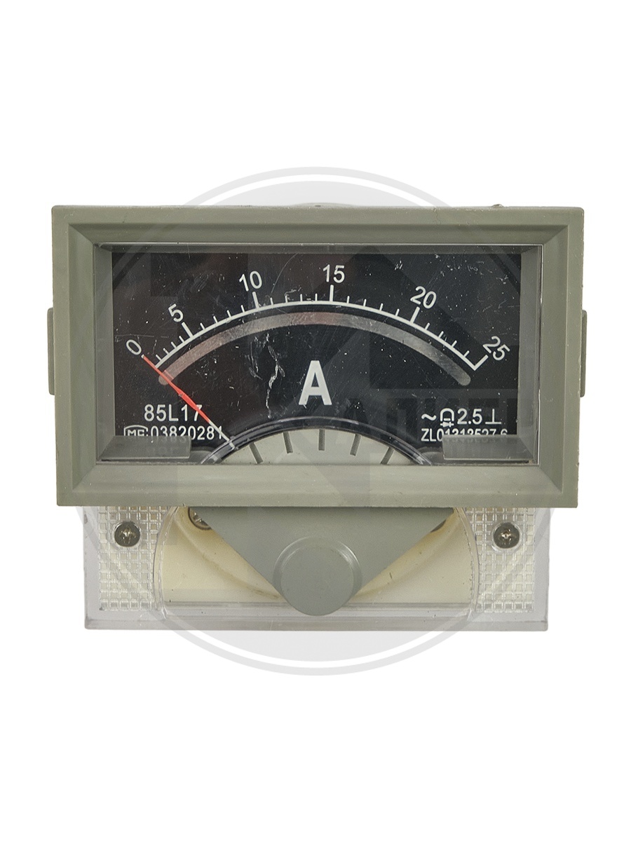 Амперметр 85L17 0-25А (30*60 мм) для стабилизатора 1