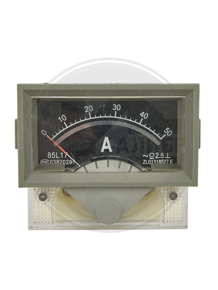 Амперметр 85L17 (30*60мм) 0-50А 1