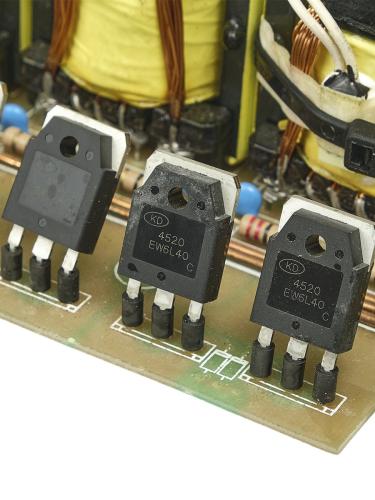 Плата электронная (TC139293) с дросселями, трансформаторами, транзисторами для сварки  7