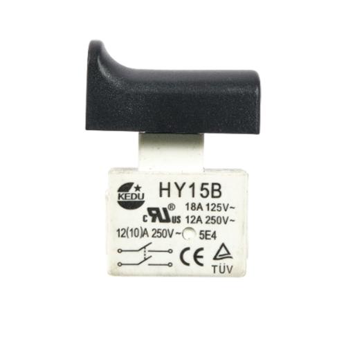Выключатель HY15B (12A) (со стопором, клавиша широкая) для пилы  3