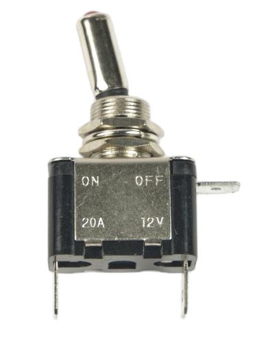 Выключатель (12V, 20A) для подогрева ручек снежника  5