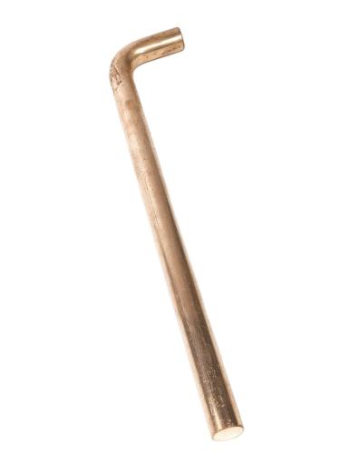 Электрод загнутый  (D16, L=260*40 мм) для контактной сварки  2