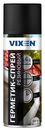 Резиновый герметик-спрей VIXEN прозрачный, аэрозоль 520 мл