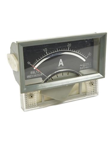 Амперметр 69L17 0-30А (36*75 мм) для стабилизатора  3