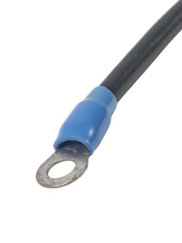 Провод аккумулятора Al, L=370мм (6 кв.мм), чёрный  2