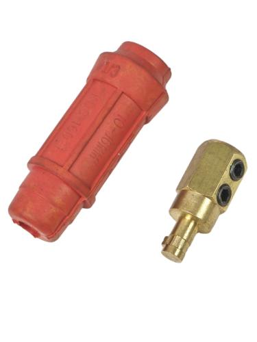 Вставка кабельная KDS-160-1 с изолятором, D8 для сварки  2