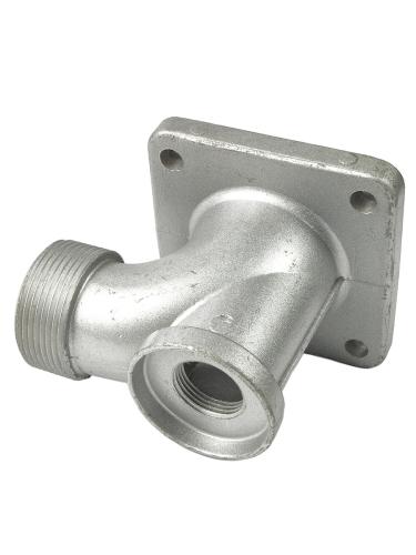 Патрубок  выпускной 93*93 мм (1 1/2") для мотопомпы  2