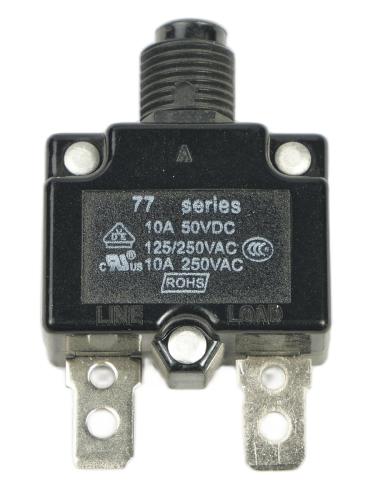 Автомат защиты 77S (10А) 29*22*14,3 мм  2