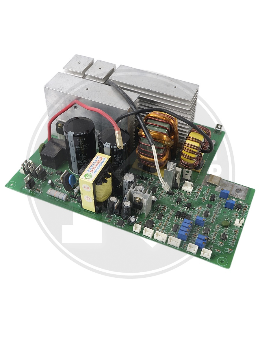 Плата электронная в сборе PCM-304-A0 (с конденсаторами 820 мкф/400V) для инверторного полуавтомата  1