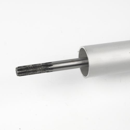 Труба (L=1500 мм D26 мм, вал D8 мм, 9 шлицов) алюминиевая в сборе с валом для БК  3