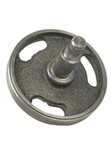 Шкив  dнар.90мм(4), ведомый в сборе с кривошипом для компрессора  2