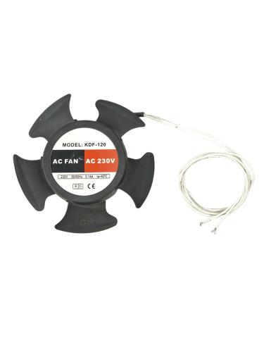 Вентилятор  KDF-120 (0,14A/230VAC) без корпуса   4