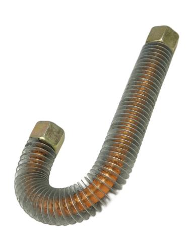 Трубка соединительная (короткая) L=26см, 3/8" для компрессоров КМК (ZD/JJ), (JT) 3