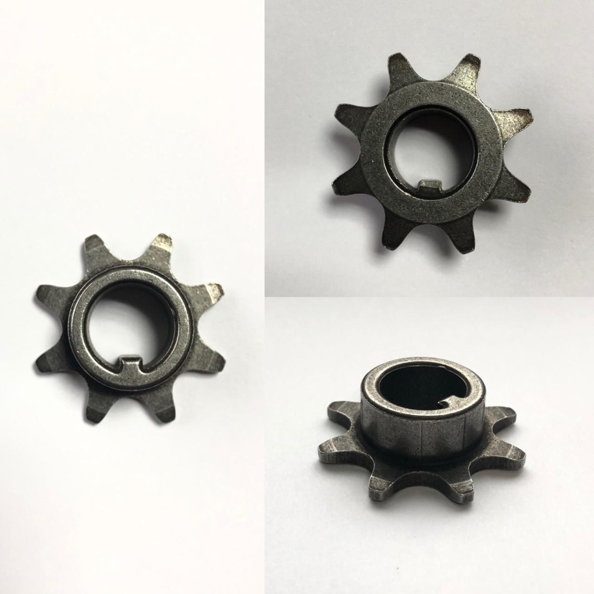 Звёздочка Z=8 (d15*37,5 мм, b=12) для РР (JFD),(BY) (BELMASH, JET, ЭНКОР) 1