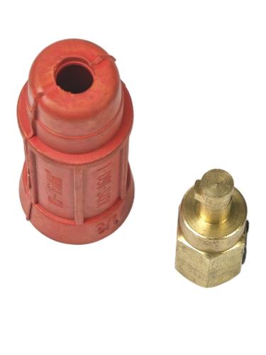 Вставка кабельная KDS-160-1 с изолятором, D8 для сварки  3